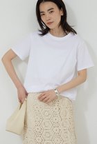 【ガリャルダガランテ/GALLARDAGALANTE】の【La nature linge】ベーシッククルーTee ホワイト|ID:prp329100004520353
