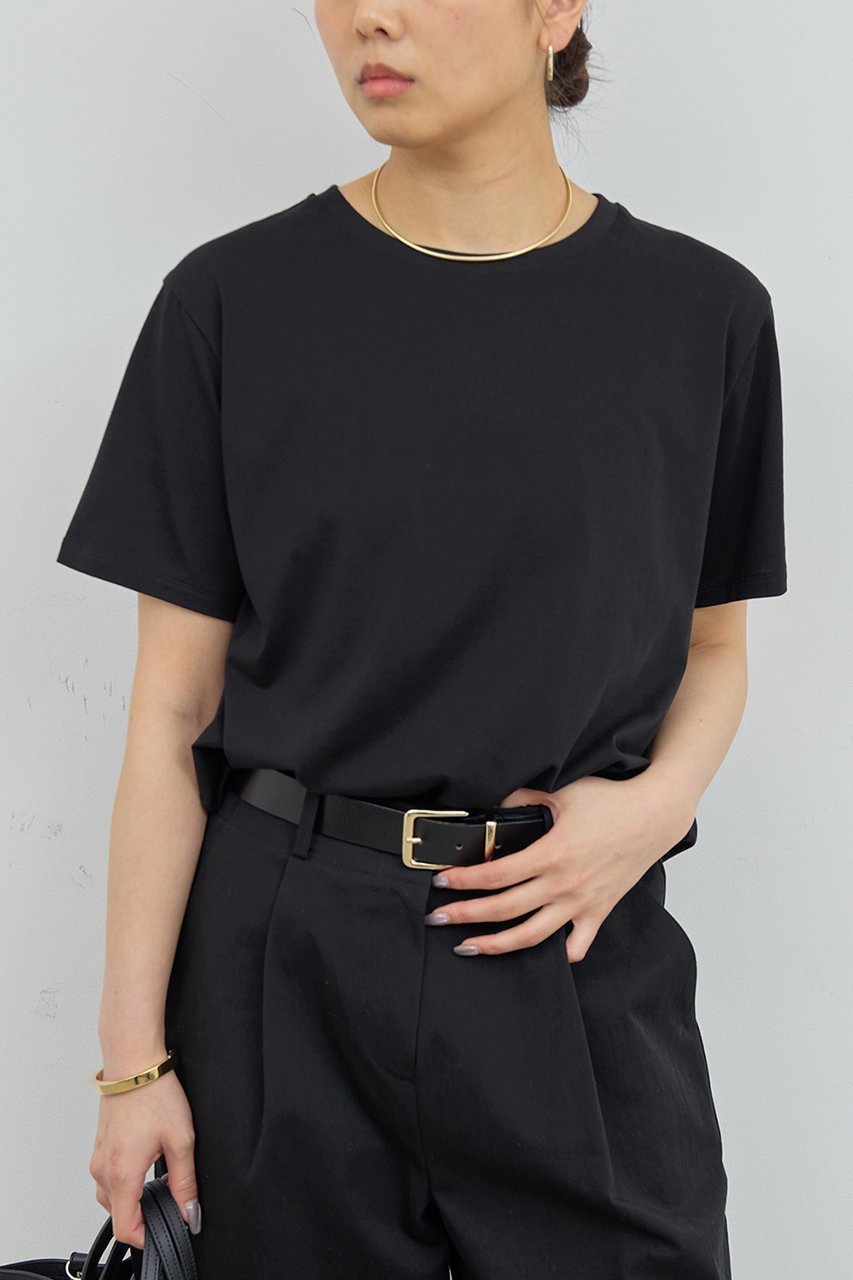 【ガリャルダガランテ/GALLARDAGALANTE】の【La nature linge】ベーシッククルーTee 人気、トレンドファッション・服の通販 founy(ファニー) 　ファッション　Fashion　レディースファッション　Fashion for Women　トップス・カットソー　Cut & Sew Tops　シャツ・ブラウス・オフィスカジュアル　Elegant Blouses & Button-Ups　ロングTシャツ・Tシャツ　Longline T-Shirts & Tees　カットソー・ベーシックTシャツ　Cut-and-Sewn Tops / Stretch Tees & Basics　おすすめ　Recommended / Our Picks　インナー　Innerwear　サロペット　Overalls, Salopette　ショート　Short, Short Length　シンプル　Simple, Minimal　ジャケット　Jacket, Outerwear　スリーブ　Sleeve, Long Sleeve / Short Sleeve　バランス　Balance, Style Balance　ベーシック　Basic, Essential　再入荷　Restock / Back in Stock　other-5|ID: prp329100004520353 ipo3291000000032811944