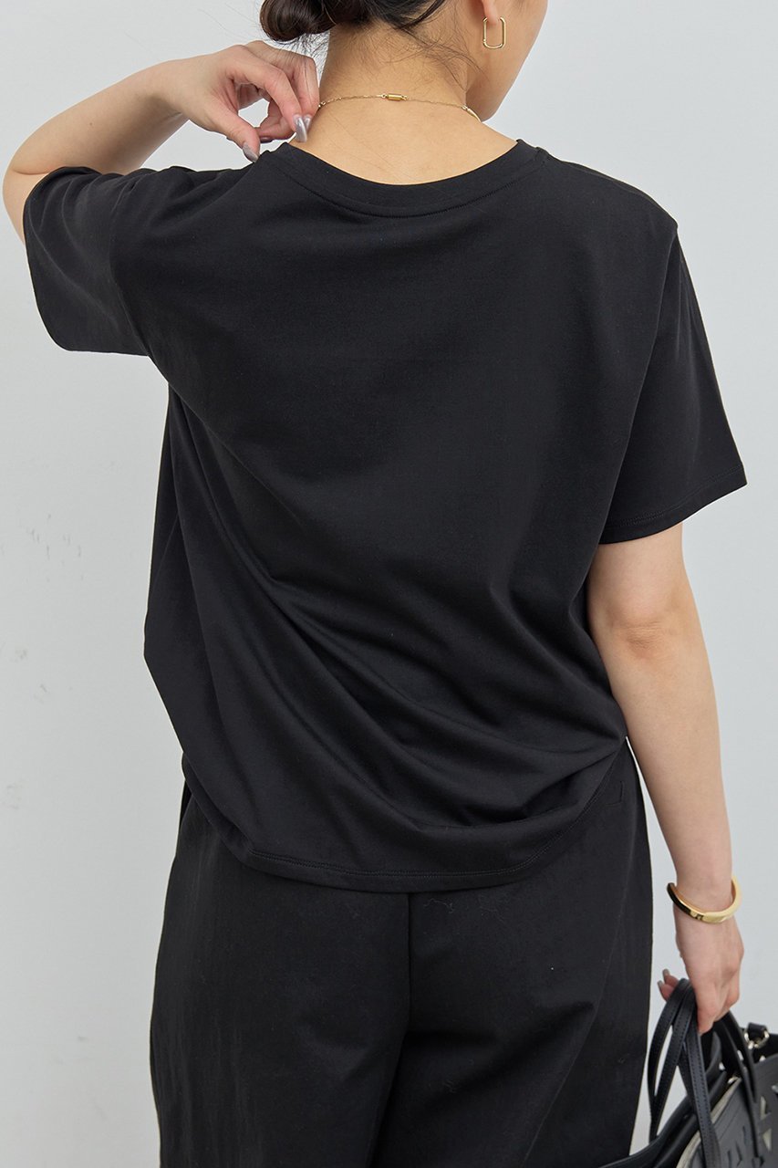 【ガリャルダガランテ/GALLARDAGALANTE】の【La nature linge】ベーシッククルーTee 人気、トレンドファッション・服の通販 founy(ファニー) 　ファッション　Fashion　レディースファッション　Fashion for Women　トップス・カットソー　Cut & Sew Tops　シャツ・ブラウス・オフィスカジュアル　Elegant Blouses & Button-Ups　ロングTシャツ・Tシャツ　Longline T-Shirts & Tees　カットソー・ベーシックTシャツ　Cut-and-Sewn Tops / Stretch Tees & Basics　おすすめ　Recommended / Our Picks　インナー　Innerwear　サロペット　Overalls, Salopette　ショート　Short, Short Length　シンプル　Simple, Minimal　ジャケット　Jacket, Outerwear　スリーブ　Sleeve, Long Sleeve / Short Sleeve　バランス　Balance, Style Balance　ベーシック　Basic, Essential　再入荷　Restock / Back in Stock　other-7|ID: prp329100004520353 ipo3291000000032811946