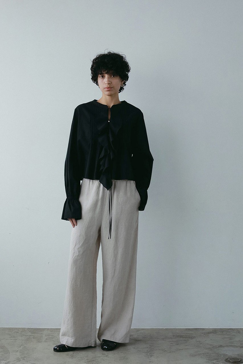 【ハー/HER.】のソフトリネンワイドパンツ 人気、トレンドファッション・服の通販 founy(ファニー) 　ファッション　Fashion　レディースファッション　Fashion for Women　パンツ　Pants & Trousers　ギャザー　Gathered, Ruffled　リネン　Linen, Linen Fabric　ワイド　Wide, Wide Fit　夏　Summer　other-7|ID: prp329100004520355 ipo3291000000032731986