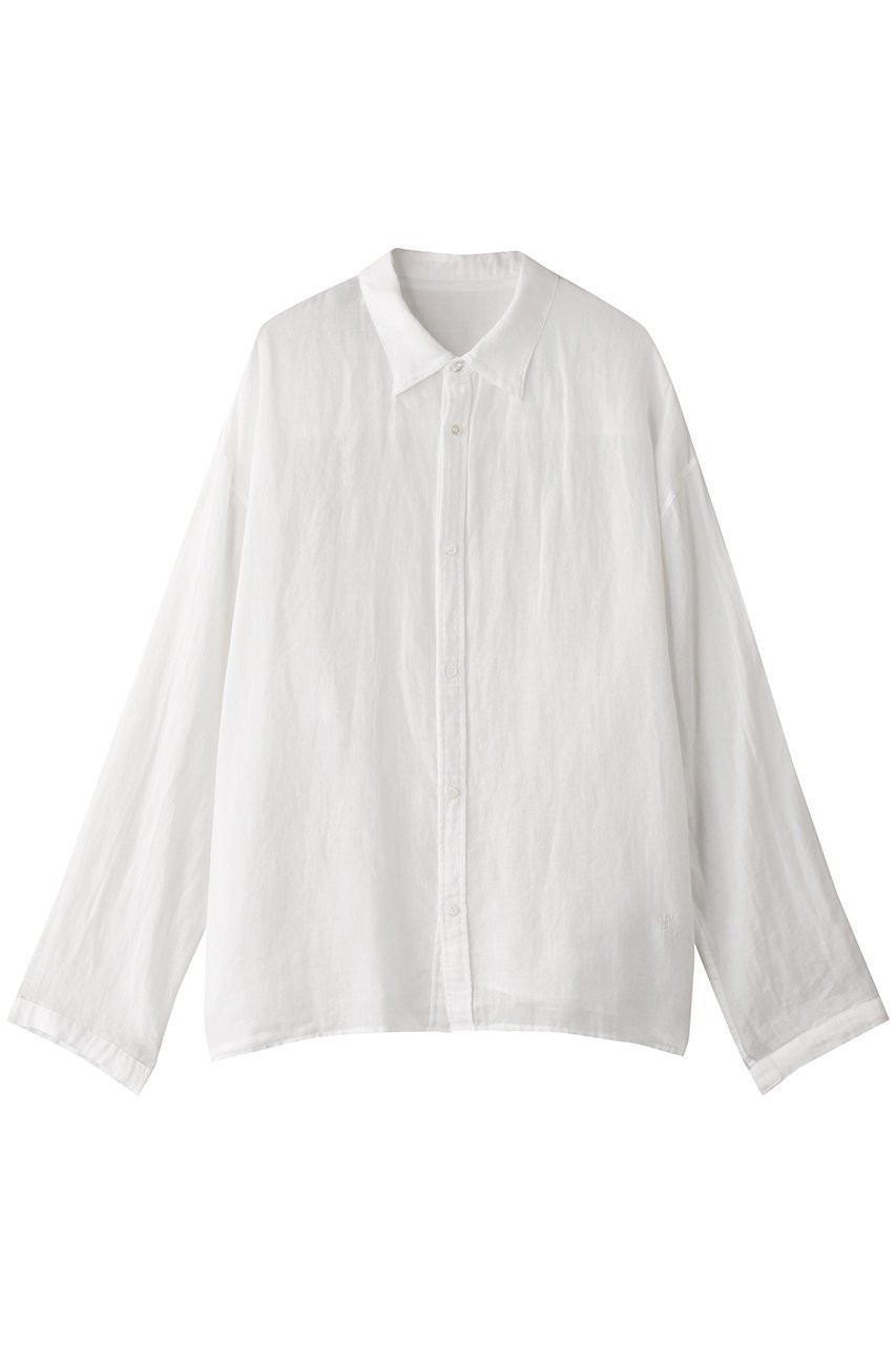 【ハー/HER.】のラミーHER.シャツ インテリア・キッズ・メンズ・レディースファッション・服の通販 founy(ファニー) 　ファッション　Fashion　レディースファッション　Fashion for Women　トップス・カットソー　Cut & Sew Tops　シャツ・ブラウス・オフィスカジュアル　Elegant Blouses & Button-Ups　スリーブ　Sleeve, Long Sleeve / Short Sleeve　ベーシック　Basic, Essential　レギュラー　Regular, Standard Fit　ロング　Long, Long-Length　羽織　Haori, Light Jacket　ホワイト|ID: prp329100004520357 ipo3291000000032792524