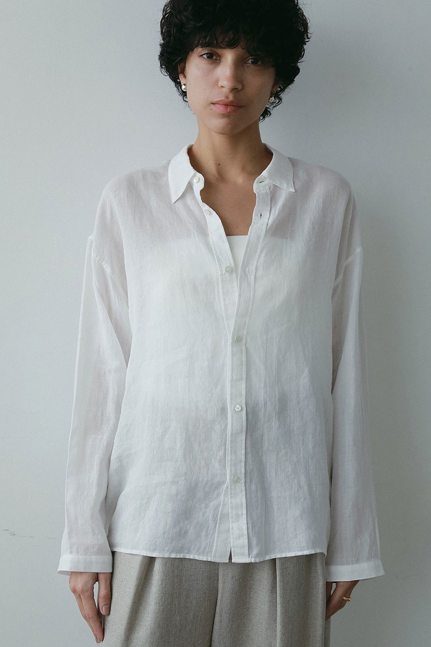 【ハー/HER.】のラミーHER.シャツ 人気、トレンドファッション・服の通販 founy(ファニー) 　ファッション　Fashion　レディースファッション　Fashion for Women　トップス・カットソー　Cut & Sew Tops　シャツ・ブラウス・オフィスカジュアル　Elegant Blouses & Button-Ups　スリーブ　Sleeve, Long Sleeve / Short Sleeve　ベーシック　Basic, Essential　レギュラー　Regular, Standard Fit　ロング　Long, Long-Length　羽織　Haori, Light Jacket　other-8|ID: prp329100004520357 ipo3291000000032792545