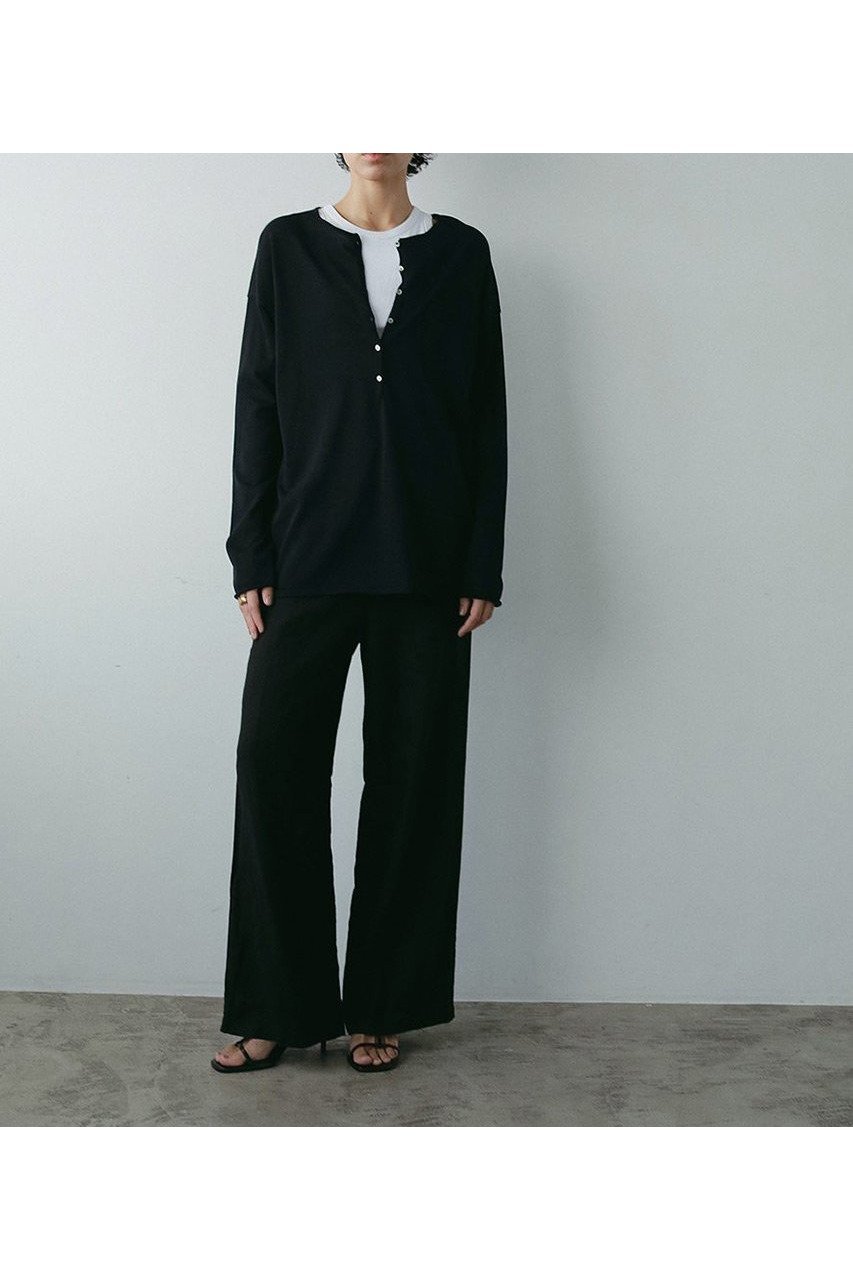 【ハー/HER.】の【5/8 12:00販売開始】ドライヘンリープルオーバー 人気、トレンドファッション・服の通販 founy(ファニー) 　ファッション　Fashion　レディースファッション　WOMEN　トップス・カットソー　Tops/Tshirt　ニット　Knit Tops　プルオーバー　Pullover　おすすめ　Recommend　カットソー　Cut And Sew　フロント　Front　NEW・新作・新着・新入荷　New Arrivals　長袖　Long Sleeve　other-7|ID: prp329100004520359 ipo3291000000031961058
