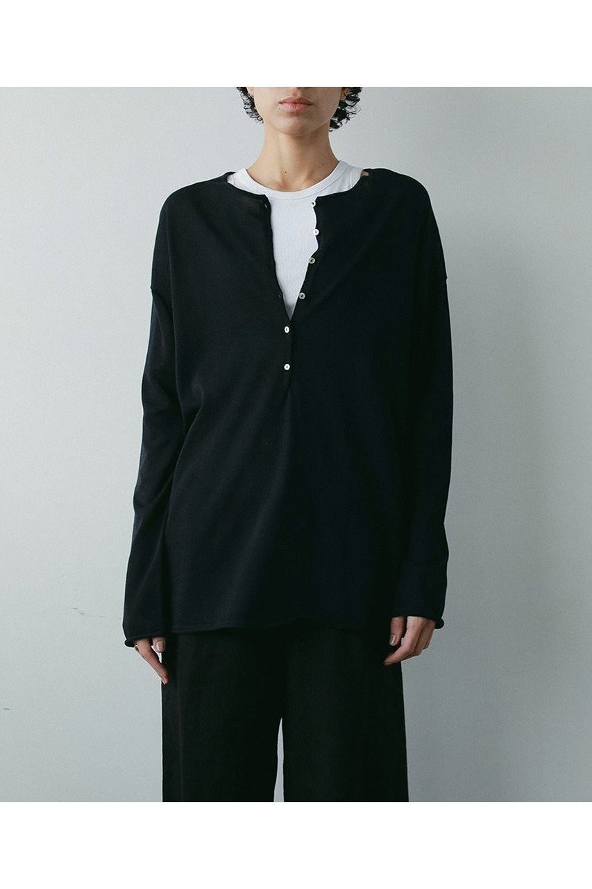 【ハー/HER.】の【5/8 12:00販売開始】ドライヘンリープルオーバー 人気、トレンドファッション・服の通販 founy(ファニー) 　ファッション　Fashion　レディースファッション　WOMEN　トップス・カットソー　Tops/Tshirt　ニット　Knit Tops　プルオーバー　Pullover　おすすめ　Recommend　カットソー　Cut And Sew　フロント　Front　NEW・新作・新着・新入荷　New Arrivals　長袖　Long Sleeve　other-8|ID: prp329100004520359 ipo3291000000031961059
