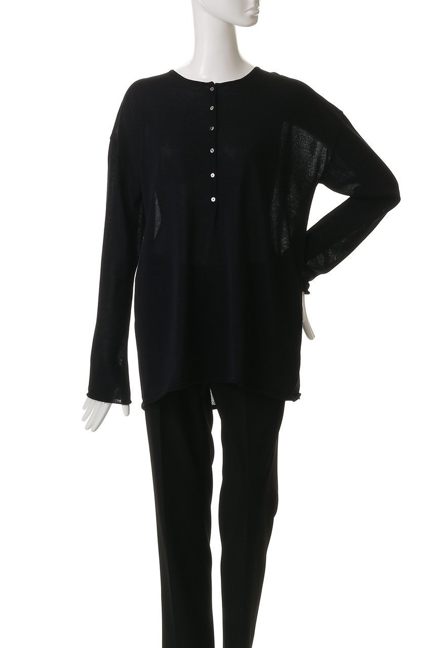 【ハー/HER.】のドライヘンリープルオーバー 人気、トレンドファッション・服の通販 founy(ファニー) 　ファッション　Fashion　レディースファッション　Fashion for Women　トップス・カットソー　Cut & Sew Tops　ニット　Knit Tops & Sweaters　カジュアルプルオーバー・ニットトップス　Pullovers & Knit Tops / Casual Pullovers　おすすめ　Recommended / Our Picks　カットソー　Cut and Sewn Top　フロント　Front, Front Design　長袖　Long Sleeve, Full Sleeve　other-2|ID: prp329100004520359 ipo3291000000032792555