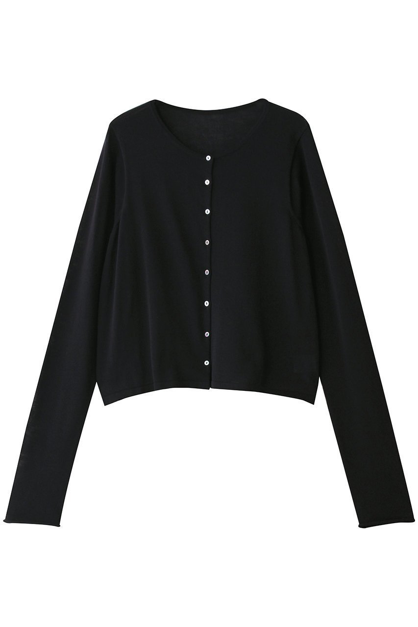 【ハー/HER.】のドライクルーネックカーディガン インテリア・キッズ・メンズ・レディースファッション・服の通販 founy(ファニー) 　ファッション　Fashion　レディースファッション　Fashion for Women　トップス・カットソー　Cut & Sew Tops　ニット　Knit Tops & Sweaters　カーディガン・羽織り　Layered Style Cardigans　カジュアルプルオーバー・ニットトップス　Pullovers & Knit Tops / Casual Pullovers　おすすめ　Recommended / Our Picks　カーディガン　Cardigan, Knitwear　コンパクト　Compact, Small Size　サマー　Summer, Summer Style　バランス　Balance, Style Balance　夏　Summer　羽織　Haori, Light Jacket　ネイビー|ID: prp329100004520360 ipo3291000000032732163