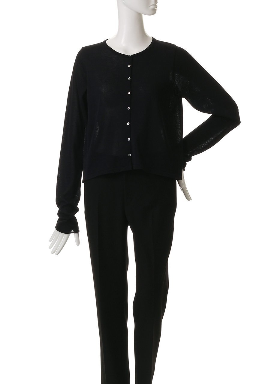 【ハー/HER.】のドライクルーネックカーディガン 人気、トレンドファッション・服の通販 founy(ファニー) 　ファッション　Fashion　レディースファッション　Fashion for Women　トップス・カットソー　Cut & Sew Tops　ニット　Knit Tops & Sweaters　カーディガン・羽織り　Layered Style Cardigans　カジュアルプルオーバー・ニットトップス　Pullovers & Knit Tops / Casual Pullovers　おすすめ　Recommended / Our Picks　カーディガン　Cardigan, Knitwear　コンパクト　Compact, Small Size　サマー　Summer, Summer Style　バランス　Balance, Style Balance　夏　Summer　羽織　Haori, Light Jacket　other-2|ID: prp329100004520360 ipo3291000000032732164