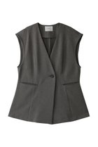 【ミディウミソリッド/MIDIUMISOLID】のno collar vest.M ベスト gray|ID:prp329100004520364