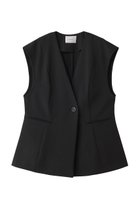 【ミディウミソリッド/MIDIUMISOLID】のno collar vest.M ベスト black|ID: prp329100004520364 ipo3291000000032013334