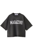 【サードマガジン/THIRD MAGAZINE】のピグメントMAGAZINEロゴTシャツ 人気、トレンドファッション・服の通販 founy(ファニー) ファッション Fashion レディースファッション WOMEN トップス・カットソー Tops/Tshirt シャツ/ブラウス Shirts/Blouses ロング / Tシャツ T-Shirts カットソー Cut and Sewn おすすめ Recommend ショート Short ジャケット Jacket スリーブ Sleeve フロント Front ボックス Box ボトム Bottom NEW・新作・新着・新入荷 New Arrivals |ID:prp329100004520371