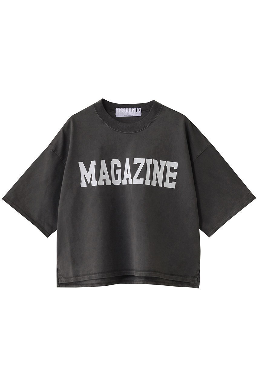 【サードマガジン/THIRD MAGAZINE】のピグメントMAGAZINEロゴTシャツ 人気、トレンドファッション・服の通販 founy(ファニー) 　ファッション　Fashion　レディースファッション　WOMEN　トップス・カットソー　Tops/Tshirt　シャツ/ブラウス　Shirts/Blouses　ロング / Tシャツ　T-Shirts　カットソー　Cut and Sewn　おすすめ　Recommend　ショート　Short　ジャケット　Jacket　スリーブ　Sleeve　フロント　Front　ボックス　Box　ボトム　Bottom　NEW・新作・新着・新入荷　New Arrivals　 other-1|ID: prp329100004520371 ipo3291000000031961149