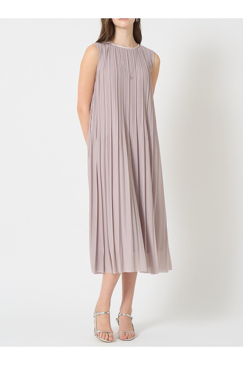 【アナイ/ANAYI】のソフトジャージプリーツワンピース 人気、トレンドファッション・服の通販 founy(ファニー) 　ファッション　Fashion　レディースファッション　WOMEN　ワンピース　Dress　チュニック　Tunic　おすすめ　Recommend　エレガント 上品　Elegant　カーディガン　Cardigan　ジャケット　Jacket　ジャージー　Jersey　ストレッチ　Stretch　チュニック　Tunic　ノースリーブ　No Sleeve　プリーツ　Pleats　ロング　Long　NEW・新作・新着・新入荷　New Arrivals　other-8|ID: prp329100004520373 ipo3291000000031961170