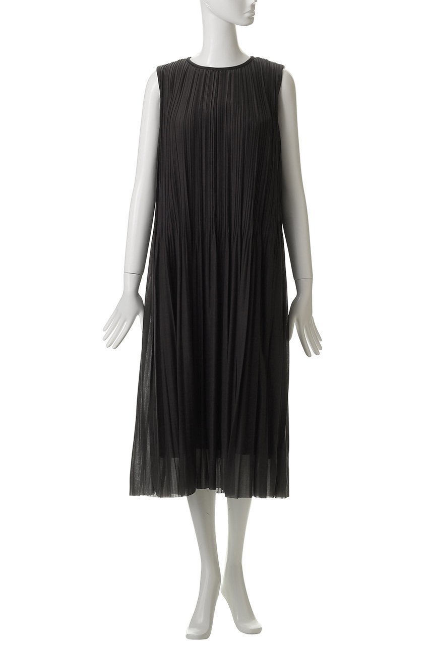 【アナイ/ANAYI】のソフトジャージプリーツワンピース 人気、トレンドファッション・服の通販 founy(ファニー) 　ファッション　Fashion　レディースファッション　Fashion for Women　ワンピース　Dresses　チュニック　Tunic Tops & Dresses　おすすめ　Recommended / Our Picks　エレガント 上品　Elegant　カーディガン　Cardigan, Knitwear　ジャケット　Jacket, Outerwear　ストレッチ　Stretch, Stretchy Fabric　チュニック　Tunic, Long Top　ノースリーブ　Sleeveless, No-Sleeve　プリーツ　Pleats, Pleated　ロング　Long, Long-Length　other-6|ID: prp329100004520373 ipo3291000000032793247