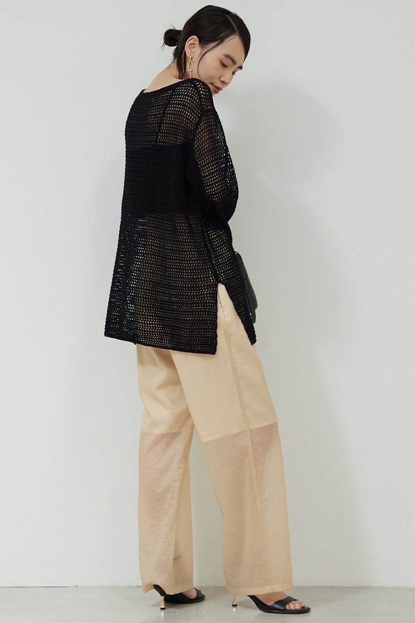 【ガリャルダガランテ/GALLARDAGALANTE】のメッシュロングニット 人気、トレンドファッション・服の通販 founy(ファニー) 　ファッション　Fashion　レディースファッション　WOMEN　トップス・カットソー　Tops/Tshirt　ニット　Knit Tops　プルオーバー　Pullover　インナー　Inner　メッシュ　Mesh　ロング　Long　NEW・新作・新着・新入荷　New Arrivals　other-4|ID: prp329100004520374 ipo3291000000031961302