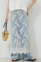【ガリャルダガランテ/GALLARDAGALANTE】のシアーレーススカート 人気、トレンドファッション・服の通販 founy(ファニー) ファッション Fashion レディースファッション WOMEN スカート Skirt ロングスカート Long Skirt シアー Sheer スラックス Slacks スリット Slit デニム Denim トレンド Trend レース Race ロング Long NEW・新作・新着・新入荷 New Arrivals |ID:prp329100004520375