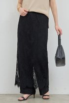 【ガリャルダガランテ/GALLARDAGALANTE】のシアーレーススカート 人気、トレンドファッション・服の通販 founy(ファニー) ファッション Fashion レディースファッション WOMEN スカート Skirt ロングスカート Long Skirt シアー Sheer スラックス Slacks スリット Slit デニム Denim トレンド Trend レース Race ロング Long NEW・新作・新着・新入荷 New Arrivals thumbnail ブラック|ID: prp329100004520375 ipo3291000000031961309