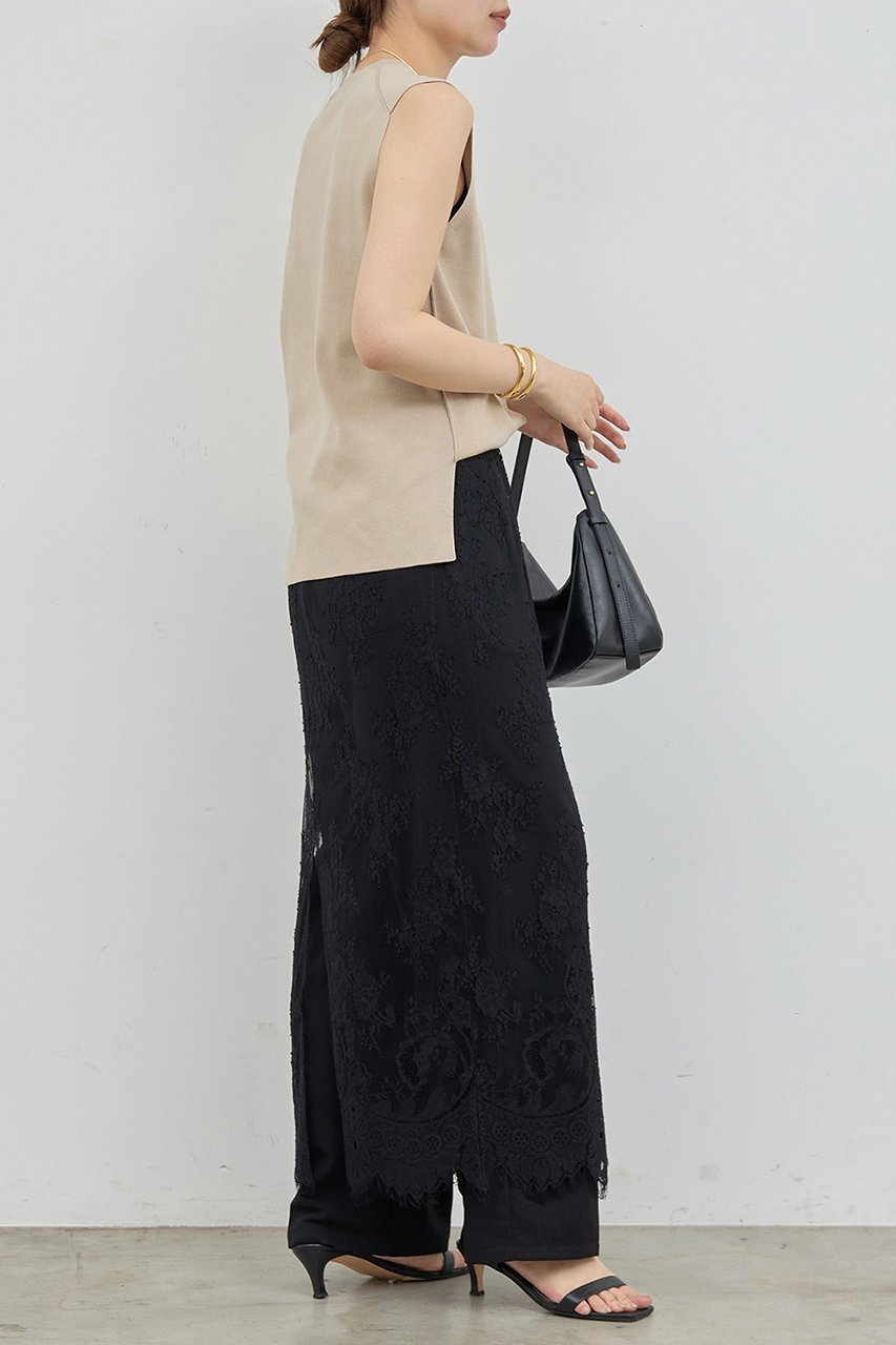 【ガリャルダガランテ/GALLARDAGALANTE】のシアーレーススカート 人気、トレンドファッション・服の通販 founy(ファニー) 　ファッション　Fashion　レディースファッション　WOMEN　スカート　Skirt　ロングスカート　Long Skirt　シアー　Sheer　スラックス　Slacks　スリット　Slit　デニム　Denim　トレンド　Trend　レース　Race　ロング　Long　NEW・新作・新着・新入荷　New Arrivals　other-3|ID: prp329100004520375 ipo3291000000031961311