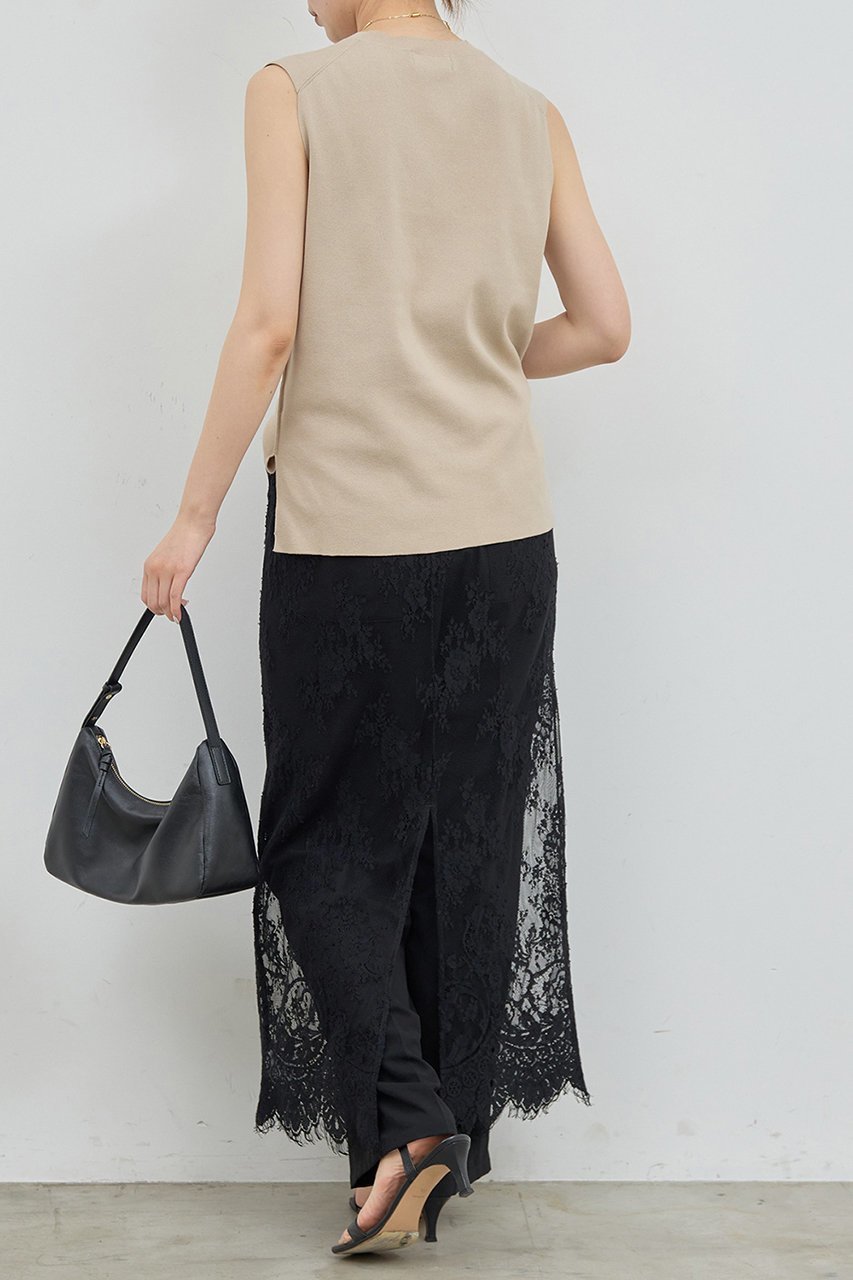 【ガリャルダガランテ/GALLARDAGALANTE】のシアーレーススカート 人気、トレンドファッション・服の通販 founy(ファニー) 　ファッション　Fashion　レディースファッション　WOMEN　スカート　Skirt　ロングスカート　Long Skirt　シアー　Sheer　スラックス　Slacks　スリット　Slit　デニム　Denim　トレンド　Trend　レース　Race　ロング　Long　NEW・新作・新着・新入荷　New Arrivals　other-4|ID: prp329100004520375 ipo3291000000031961312