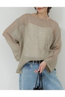 【ガリャルダガランテ/GALLARDAGALANTE】のリネンメッシュプルオーバー 人気、トレンドファッション・服の通販 founy(ファニー) ファッション Fashion レディースファッション WOMEN トップス・カットソー Tops/Tshirt ニット Knit Tops プルオーバー Pullover インナー Inner エレガント 上品 Elegant NEW・新作・新着・新入荷 New Arrivals |ID:prp329100004520376