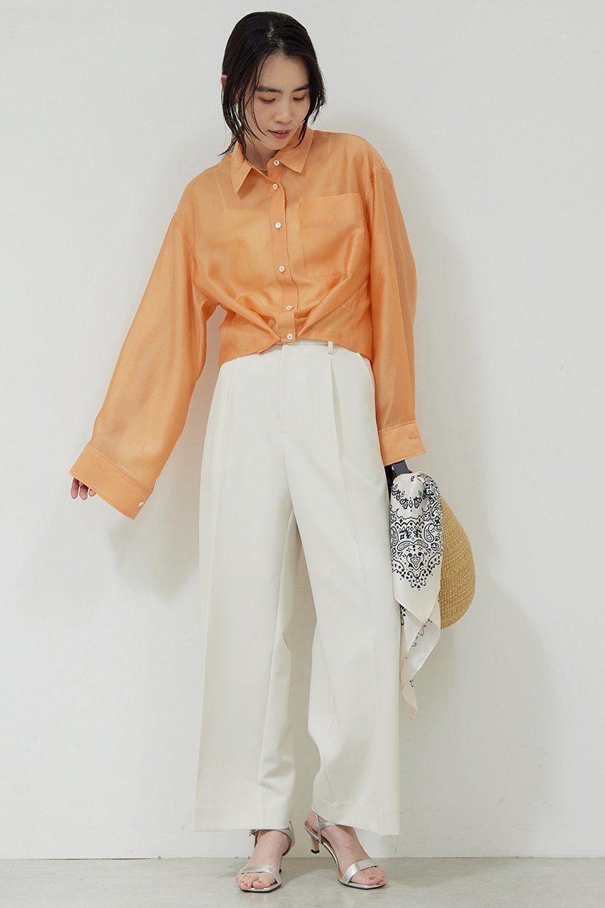 【ガリャルダガランテ/GALLARDAGALANTE】の2WAYクロップドシャツ 人気、トレンドファッション・服の通販 founy(ファニー) 　ファッション　Fashion　レディースファッション　Ladies' Fashion Online　トップス・カットソー　Tops/Tshirt　シャツ/ブラウス　Shirts/Blouses　クロップド　Cropped　シアー　Sheer　スリーブ　Sleeve　トレンド　Trend　ロング　Long　夏　Summer　other-3|ID: prp329100004520377 ipo3291000000031961339