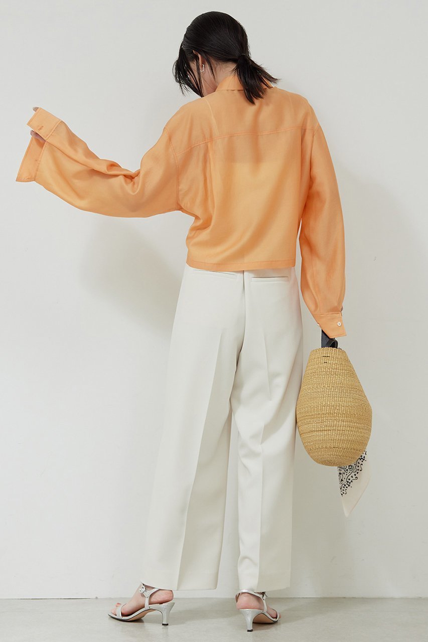 【ガリャルダガランテ/GALLARDAGALANTE】の2WAYクロップドシャツ 人気、トレンドファッション・服の通販 founy(ファニー) 　ファッション　Fashion　レディースファッション　Ladies' Fashion Online　トップス・カットソー　Tops/Tshirt　シャツ/ブラウス　Shirts/Blouses　クロップド　Cropped　シアー　Sheer　スリーブ　Sleeve　トレンド　Trend　ロング　Long　夏　Summer　other-5|ID: prp329100004520377 ipo3291000000031961341