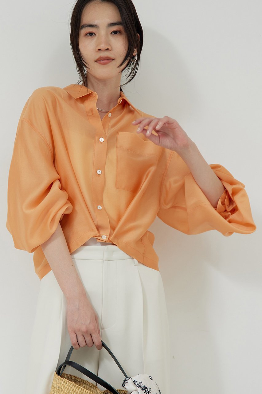 【ガリャルダガランテ/GALLARDAGALANTE】の2WAYクロップドシャツ 人気、トレンドファッション・服の通販 founy(ファニー) 　ファッション　Fashion　レディースファッション　Ladies' Fashion Online　トップス・カットソー　Tops/Tshirt　シャツ/ブラウス　Shirts/Blouses　クロップド　Cropped　シアー　Sheer　スリーブ　Sleeve　トレンド　Trend　ロング　Long　夏　Summer　other-7|ID: prp329100004520377 ipo3291000000031961343