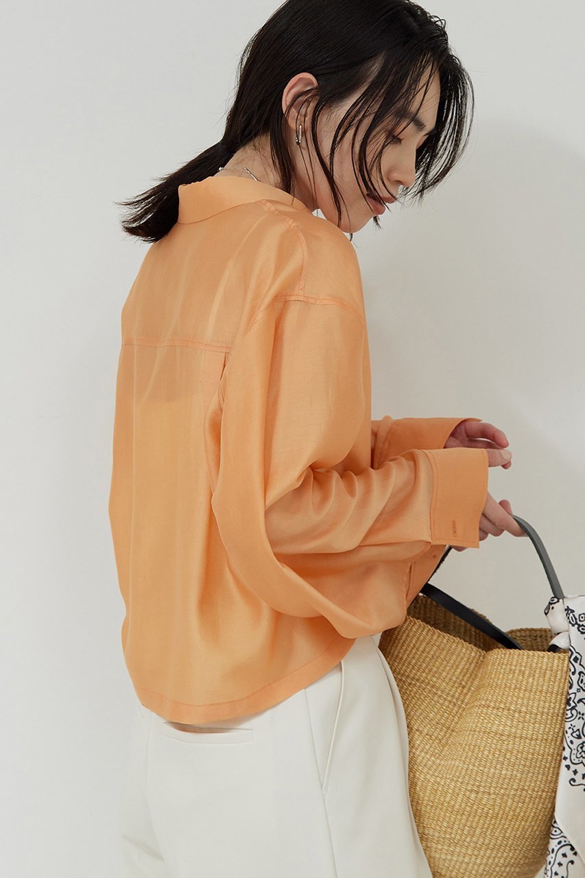 【ガリャルダガランテ/GALLARDAGALANTE】の2WAYクロップドシャツ 人気、トレンドファッション・服の通販 founy(ファニー) 　ファッション　Fashion　レディースファッション　Ladies' Fashion Online　トップス・カットソー　Tops/Tshirt　シャツ/ブラウス　Shirts/Blouses　クロップド　Cropped　シアー　Sheer　スリーブ　Sleeve　トレンド　Trend　ロング　Long　夏　Summer　other-8|ID: prp329100004520377 ipo3291000000031961344