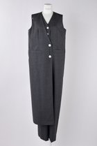 【エンフォルド/ENFOLD】のVEST LAYERED ALL-IN-ONE/オールインワン チャコールグレー|ID: prp329100004521042 ipo3291000000035806475