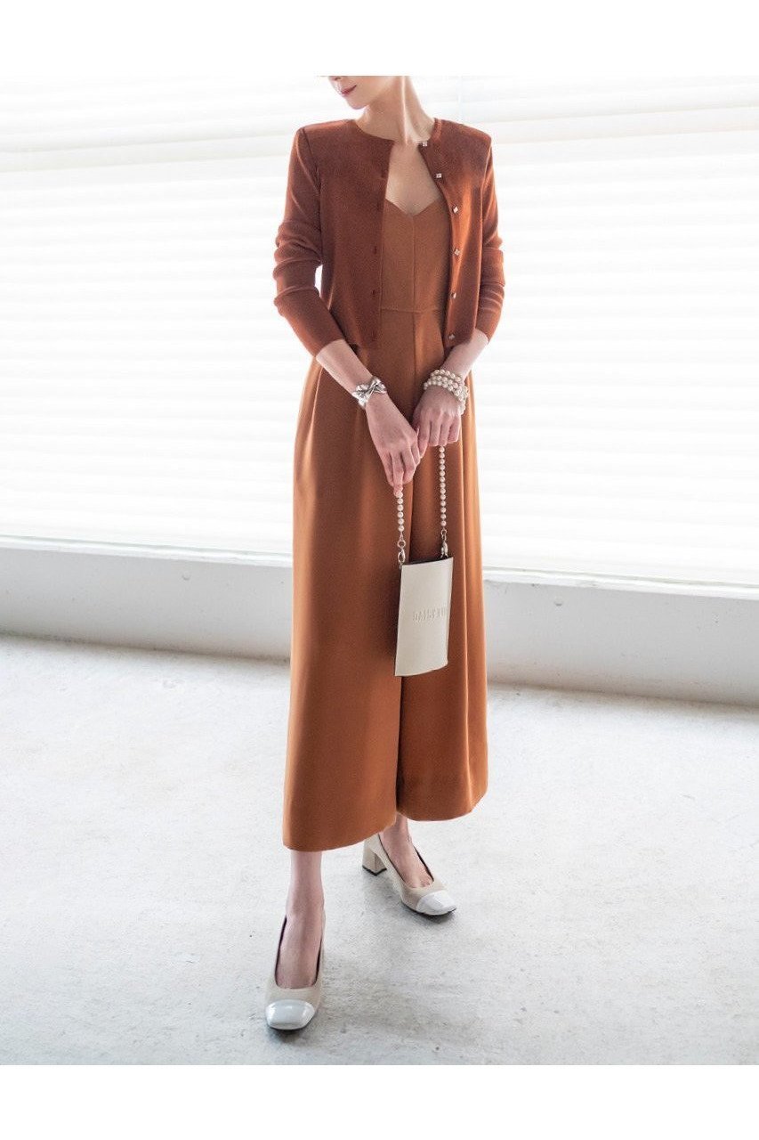 【デイジーリン/DAISY LIN】のCoco Jump Suit 人気、トレンドファッション・服の通販 founy(ファニー) 　ファッション　Fashion　レディースファッション　WOMEN　パンツ　Pants　エレガント 上品　Elegant　カーディガン　Cardigan　ジャケット　Jacket　スタイリッシュ　Stylish　スーツ　Suit　バランス　Balance　ベスト　Vest　ポケット　Pocket　リラックス　Relax　おすすめ　Recommend　旅行　Travel　NEW・新作・新着・新入荷　New Arrivals　other-8|ID: prp329100004521049 ipo3291000000031973961