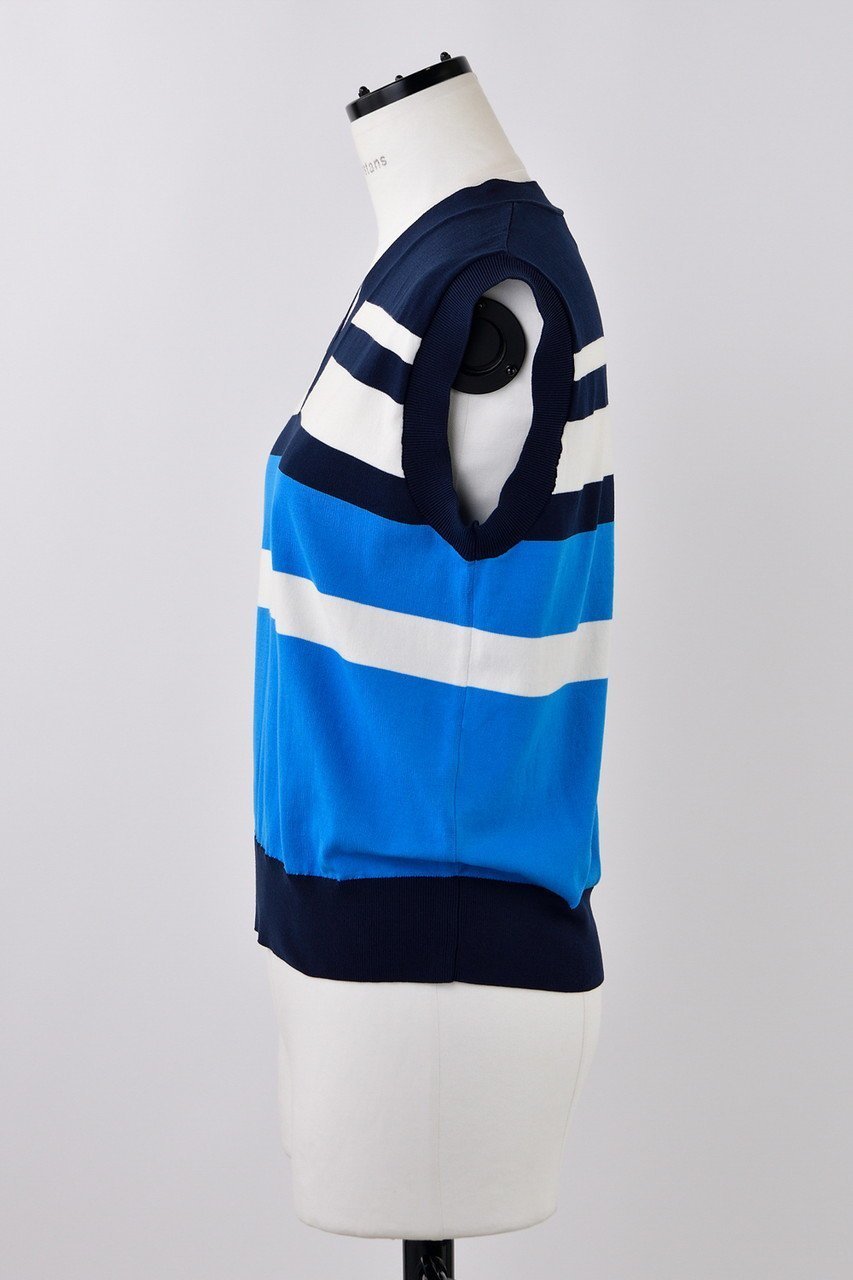 【ナゴンスタンス/nagonstans】の【5/14 12:00販売開始】CRAFT GASS ニットボーダー T/T/タンクトップ 人気、トレンドファッション・服の通販 founy(ファニー) 　ファッション　Fashion　レディースファッション　WOMEN　トップス・カットソー　Tops/Tshirt　ニット　Knit Tops　キャミソール / ノースリーブ　No Sleeves　シャツ/ブラウス　Shirts/Blouses　ロング / Tシャツ　T-Shirts　カットソー　Cut and Sewn　キャミソール　Camisole　タンク　Tank　ベスト　Vest　ボーダー　Border　NEW・新作・新着・新入荷　New Arrivals　other-2|ID: prp329100004521061 ipo3291000000031974138