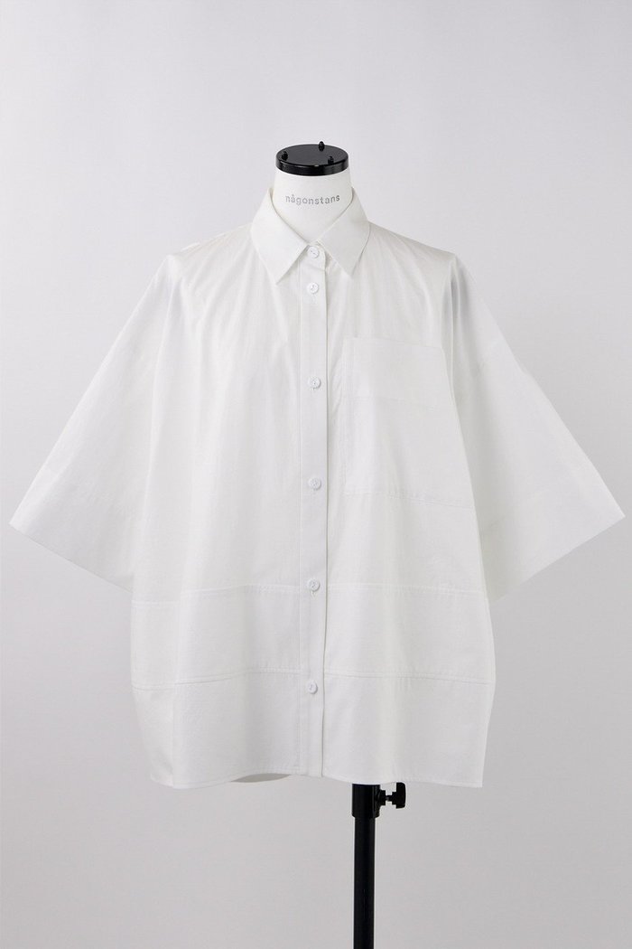 【ナゴンスタンス/nagonstans】のCO Ripstop ボリュームドレープSH/シャツ インテリア・キッズ・メンズ・レディースファッション・服の通販 founy(ファニー) https://founy.com/ ファッション Fashion レディースファッション Fashion for Women トップス・カットソー Cut & Sew Tops シャツ・ブラウス・オフィスカジュアル Elegant Blouses & Button-Ups エレガント 上品 Elegant ショート Short, Short Length スリーブ Sleeve, Long Sleeve / Short Sleeve パターン Pattern, Design Print フレア Flare, Flared リップ Lip, Lip Motif |ID: prp329100004521064 ipo3291000000036046112