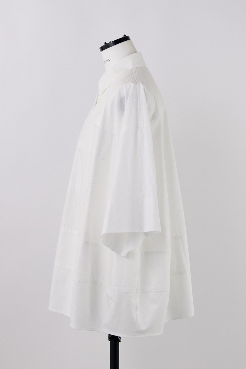 【ナゴンスタンス/nagonstans】のCO Ripstop ボリュームドレープSH/シャツ 人気、トレンドファッション・服の通販 founy(ファニー) 　ファッション　Fashion　レディースファッション　Fashion for Women　トップス・カットソー　Cut & Sew Tops　シャツ・ブラウス・オフィスカジュアル　Elegant Blouses & Button-Ups　エレガント 上品　Elegant　ショート　Short, Short Length　スリーブ　Sleeve, Long Sleeve / Short Sleeve　パターン　Pattern, Design Print　フレア　Flare, Flared　リップ　Lip, Lip Motif　other-2|ID: prp329100004521064 ipo3291000000036046118