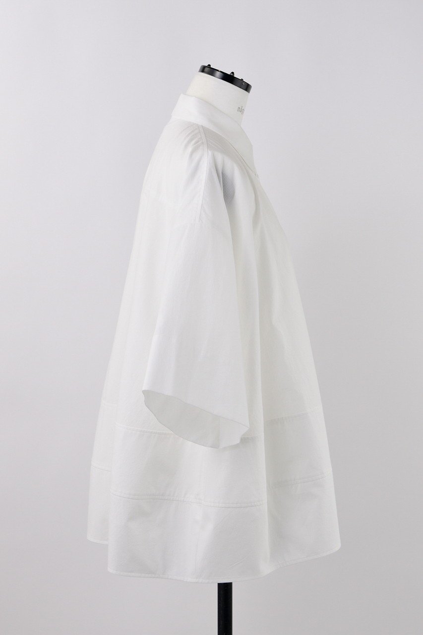 【ナゴンスタンス/nagonstans】のCO Ripstop ボリュームドレープSH/シャツ 人気、トレンドファッション・服の通販 founy(ファニー) 　ファッション　Fashion　レディースファッション　Fashion for Women　トップス・カットソー　Cut & Sew Tops　シャツ・ブラウス・オフィスカジュアル　Elegant Blouses & Button-Ups　エレガント 上品　Elegant　ショート　Short, Short Length　スリーブ　Sleeve, Long Sleeve / Short Sleeve　パターン　Pattern, Design Print　フレア　Flare, Flared　リップ　Lip, Lip Motif　other-4|ID: prp329100004521064 ipo3291000000036046122