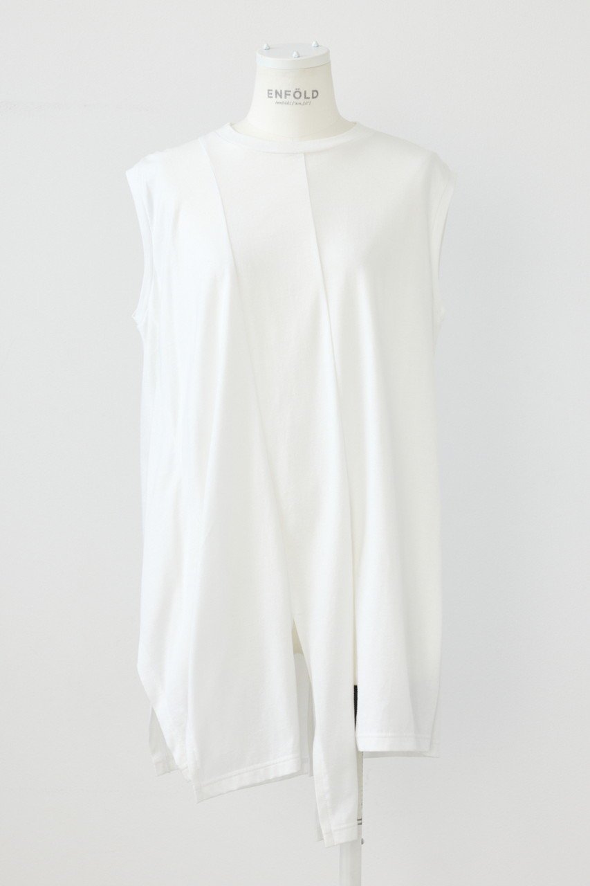 【エンフォルド/ENFOLD】の【5/14 12:00販売開始】BIAS-SLIT TANK-TOP/タンクトップ 人気、トレンドファッション・服の通販 founy(ファニー) 　ファッション　Fashion　レディースファッション　WOMEN　トップス・カットソー　Tops/Tshirt　キャミソール / ノースリーブ　No Sleeves　シャツ/ブラウス　Shirts/Blouses　ロング / Tシャツ　T-Shirts　カットソー　Cut and Sewn　カーディガン　Cardigan　キャミソール　Camisole　スリット　Slit　タンク　Tank　バイアス　Bias　ランダム　Random　切替　Switching　NEW・新作・新着・新入荷　New Arrivals　 other-1|ID: prp329100004521067 ipo3291000000031974171