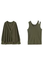 【レリル/lelill】の【5/9 0:00販売開始】ビスリネンリブカーデ+ノースリーブ 人気、トレンドファッション・服の通販 founy(ファニー) ファッション Fashion レディースファッション WOMEN トップス・カットソー Tops/Tshirt ニット Knit Tops キャミソール / ノースリーブ No Sleeves プルオーバー Pullover エアリー Airy カーディガン Cardigan 軽量 Lightweight サマー Summer スペシャル Special タンク Tank ノースリーブ No Sleeve リネン Linen NEW・新作・新着・新入荷 New Arrivals thumbnail グリーン|ID: prp329100004521072 ipo3291000000031974203