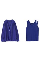 【レリル/lelill】の【5/9 0:00販売開始】ビスリネンリブカーデ+ノースリーブ 人気、トレンドファッション・服の通販 founy(ファニー) ファッション Fashion レディースファッション WOMEN トップス・カットソー Tops/Tshirt ニット Knit Tops キャミソール / ノースリーブ No Sleeves プルオーバー Pullover エアリー Airy カーディガン Cardigan 軽量 Lightweight サマー Summer スペシャル Special タンク Tank ノースリーブ No Sleeve リネン Linen NEW・新作・新着・新入荷 New Arrivals thumbnail ブルー|ID: prp329100004521072 ipo3291000000031974206