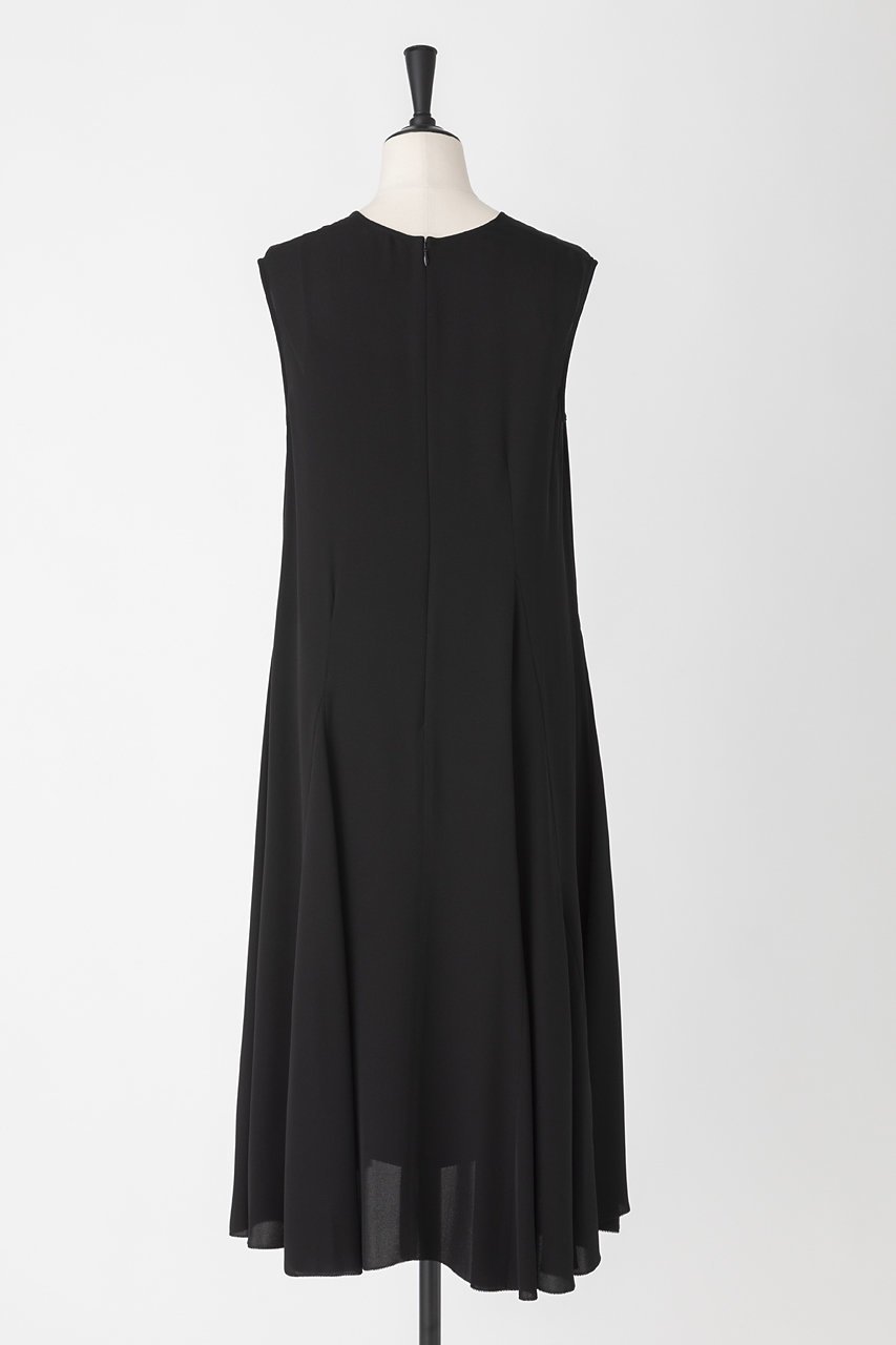 【オーヴィル/EAUVIRE】のVネックフレアードレス 人気、トレンドファッション・服の通販 founy(ファニー) 　ファッション　Fashion　レディースファッション　WOMEN　ワンピース　Dress　ドレス　Party Dresses　チュニック　Tunic　インナー　Inner　キャミソール　Camisole　シルク　Silk　ジョーゼット　Georgette　チュニック　Tunic　ドレス　Dress　ノースリーブ　No Sleeve　フレア　Flare　エレガント 上品　Elegant　再入荷　Restock/Back In Stock/Re Arrival　日本製　Made In Japan　other-3|ID: prp329100004521108 ipo3291000000031974649