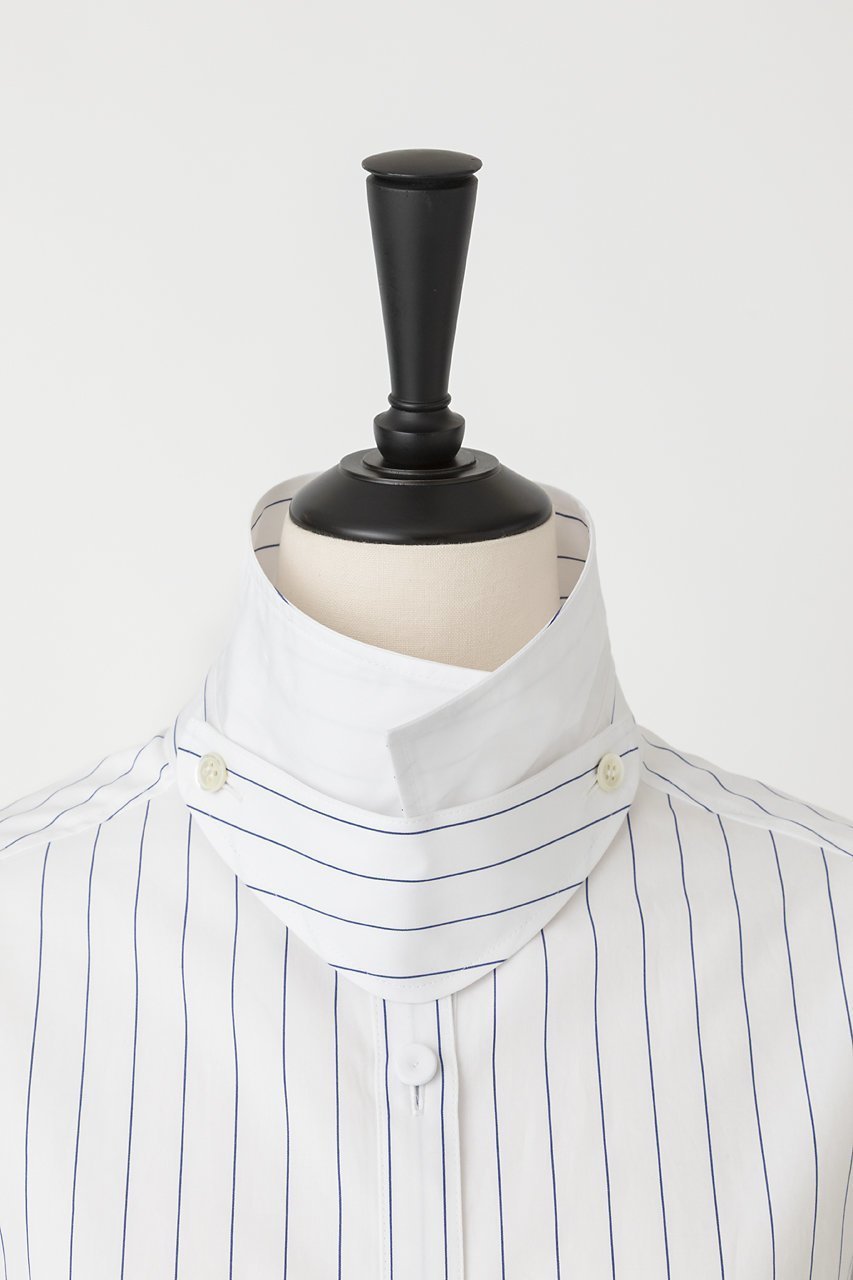 【オーヴィル/EAUVIRE】のパフスリーブシャツ 人気、トレンドファッション・服の通販 founy(ファニー) 　ファッション　Fashion　レディースファッション　WOMEN　トップス・カットソー　Tops/Tshirt　シャツ/ブラウス　Shirts/Blouses　シェイプ　Shape　ショート　Short　ストライプ　Stripe　スリーブ　Sleeve　タイプライター　Typewriter　再入荷　Restock/Back In Stock/Re Arrival　夏　Summer　other-6|ID: prp329100004521109 ipo3291000000031974661