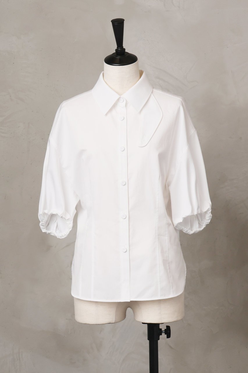 【オーヴィル/EAUVIRE】のパフスリーブシャツ 人気、トレンドファッション・服の通販 founy(ファニー) 　ファッション　Fashion　レディースファッション　WOMEN　トップス・カットソー　Tops/Tshirt　シャツ/ブラウス　Shirts/Blouses　サテン　Satin　シェイプ　Shape　スリーブ　Sleeve　ロング　Long　再入荷　Restock/Back In Stock/Re Arrival　夏　Summer　日本製　Made In Japan　 other-1|ID: prp329100004521110 ipo3291000000031974664