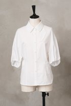【オーヴィル/EAUVIRE】のパフスリーブシャツ 人気、トレンドファッション・服の通販 founy(ファニー) ファッション Fashion レディースファッション WOMEN トップス・カットソー Tops/Tshirt シャツ/ブラウス Shirts/Blouses サテン Satin シェイプ Shape スリーブ Sleeve ロング Long 再入荷 Restock/Back In Stock/Re Arrival 夏 Summer 日本製 Made In Japan thumbnail ホワイト|ID: prp329100004521110 ipo3291000000031974665