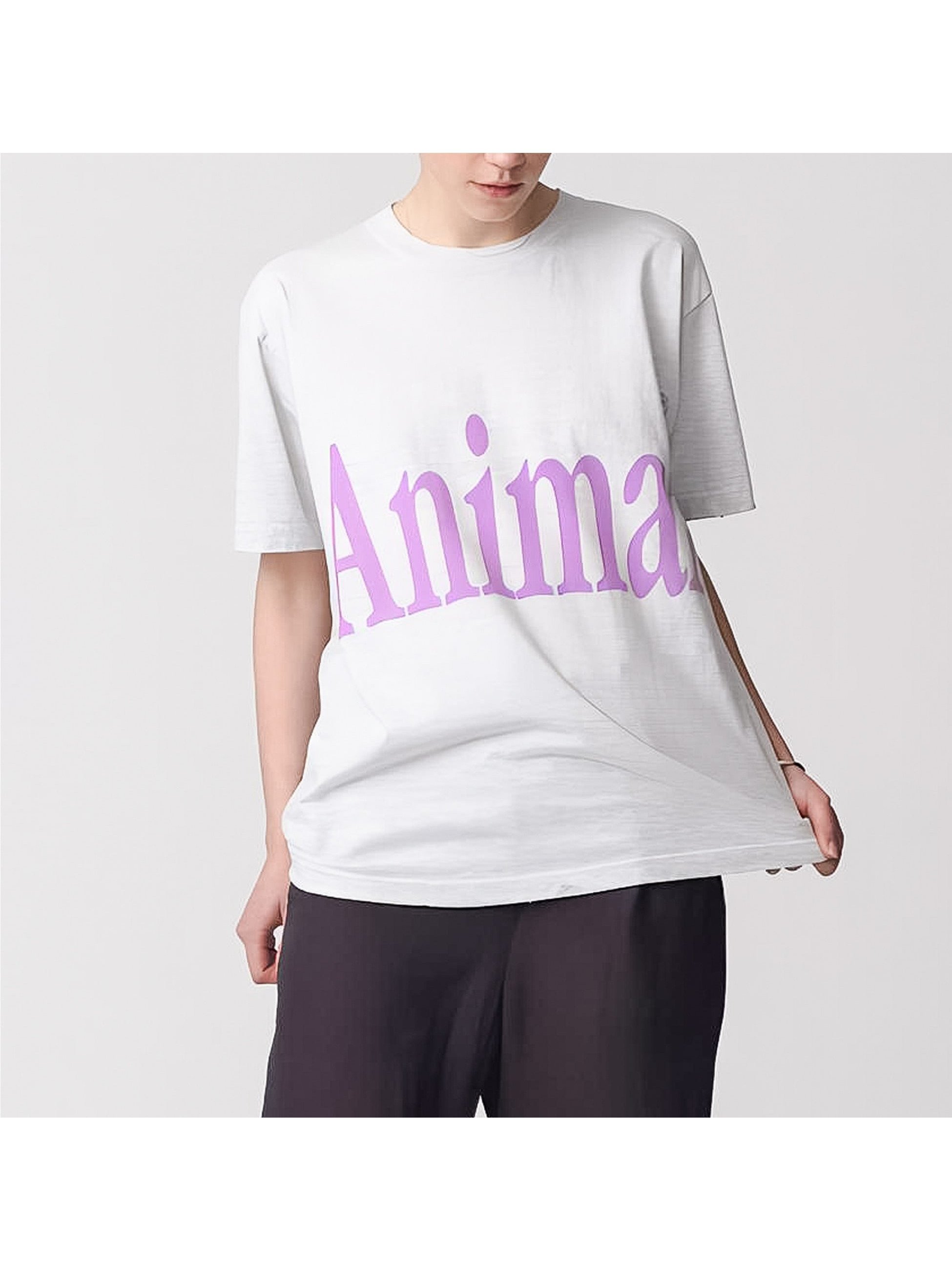 【アールエイチシー ロンハーマン/RHC Ron Herman】の【RHC別注】【STUDIO WE ARE ALL ANIMALS】Animals Letter Tシャツ 人気、トレンドファッション・服の通販 founy(ファニー) 　ファッション　Fashion　レディースファッション　WOMEN　トップス・カットソー　Tops/Tshirt　シャツ/ブラウス　Shirts/Blouses　ロング / Tシャツ　T-Shirts　カットソー　Cut and Sewn　ショート　Short　スリーブ　Sleeve　プリント　Print　別注　Special Order　NEW・新作・新着・新入荷　New Arrivals　other-7|ID: prp329100004522185 ipo3291000000031986716