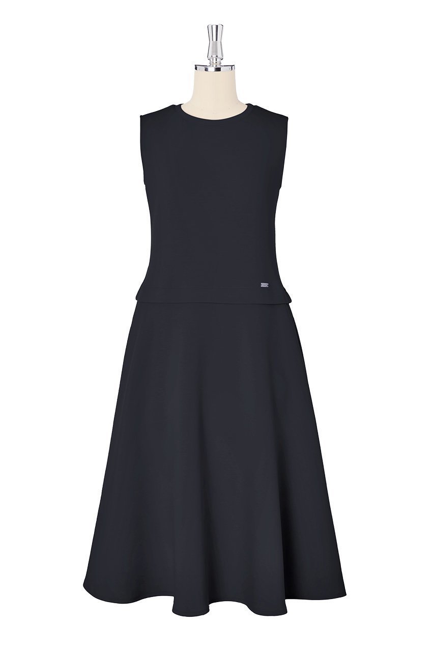 【デイジーリン/DAISY LIN】のジャージードレス “エアリースフレ” インテリア・キッズ・メンズ・レディースファッション・服の通販 founy(ファニー) 　ファッション　Fashion　レディースファッション　WOMEN　ワンピース　Dress　ドレス　Party Dresses　チュニック　Tunic　アクセサリー　Accessories　ウォッシャブル　Washable　エレガント 上品　Elegant　シェイプ　Shape　シューズ　Shoes　シンプル　Simple　ジャージー　Jersey　スウェット　Sweat　ストレッチ　Stretch　チュニック　Tunic　ドレス　Dress　なめらか　Smooth　人気　Popularity　バランス　Balance　ミモレ　Mimore　NEW・新作・新着・新入荷　New Arrivals　ミッドナイトブルー|ID: prp329100004522186 ipo3291000000031986741