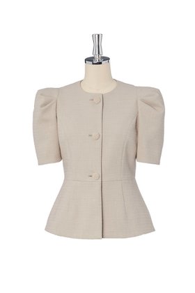 【デイジーリン/DAISY LIN】 Jacket “Lady Puff Tweed”人気、トレンドファッション・服の通販 founy(ファニー) ファッション Fashion レディースファッション WOMEN アウター Coat Outerwear ジャケット Jackets ウォッシャブル Washable エレガント 上品 Elegant ジャケット Jacket ストレッチ Stretch スリーブ Sleeve ツイード Tweed なめらか Smooth パウダー Powder ベロア Velor ワイド Wide NEW・新作・新着・新入荷 New Arrivals |ID:prp329100004522189
