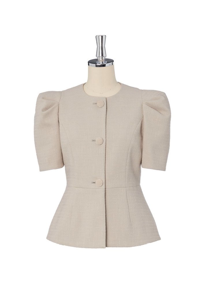 【デイジーリン/DAISY LIN】のJacket “Lady Puff Tweed” インテリア・キッズ・メンズ・レディースファッション・服の通販 founy(ファニー) https://founy.com/ ファッション Fashion レディースファッション Fashion for Women アウター Coat / Outerwear Collection レディースジャケット・軽アウター Jackets ウォッシャブル Machine Washable エレガント 上品 Elegant ジャケット Jacket, Outerwear ストレッチ Stretch, Stretchy Fabric スリーブ Sleeve, Long Sleeve / Short Sleeve ツイード Twill, Twill Weave なめらか Smooth, Silky Texture パウダー Powder, Soft Tone ベロア Velour, Soft Velvet ワイド Wide, Wide Fit |ID: prp329100004522189 ipo3291000000036082608