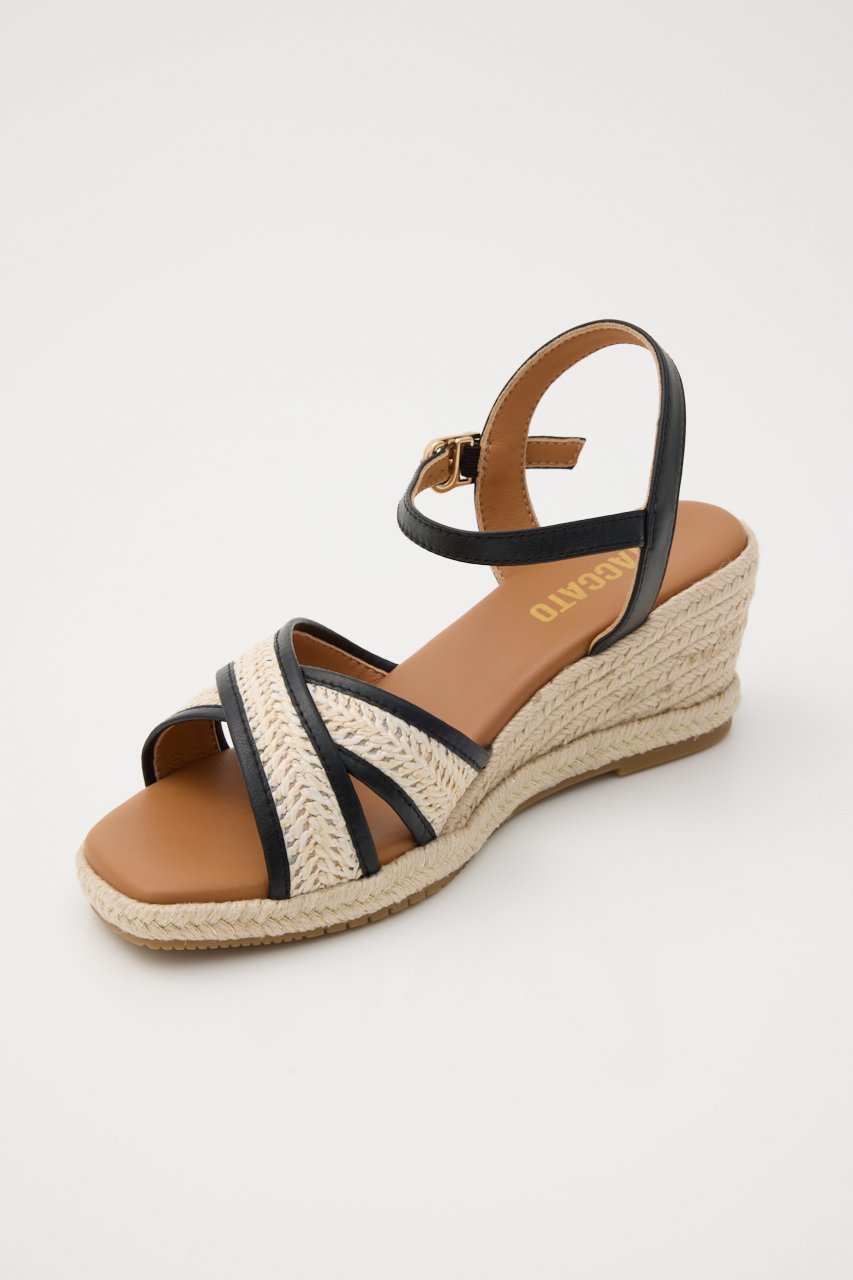 【スタッカート/STACCATO】のアランクロスウェッジソールライトサンダル 人気、トレンドファッション・服の通販 founy(ファニー) 　ファッション　Fashion　レディースファッション　WOMEN　インソール　Insole　クッション　Cushion　サンダル　Sandals　リゾート　Resort　夏　Summer　NEW・新作・新着・新入荷　New Arrivals　other-8|ID: prp329100004522195 ipo3291000000031986814