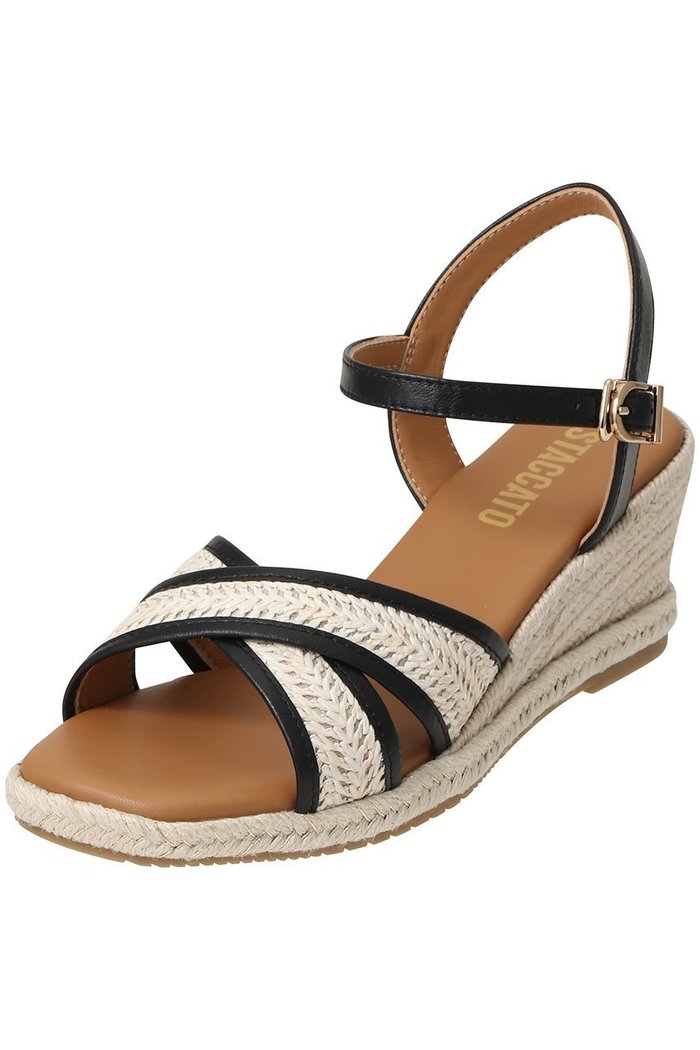 【スタッカート/STACCATO】のアランクロスウェッジソールライトサンダル インテリア・キッズ・メンズ・レディースファッション・服の通販 founy(ファニー) https://founy.com/ ファッション Fashion レディースファッション Fashion for Women インソール Shoe Insole クッション Cushion, Throw Pillow サンダル Sandals, Summer Shoes リゾート Resort, Vacation Style 夏 Summer |ID: prp329100004522195 ipo3291000000035808025