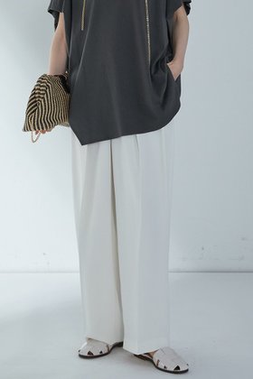【プルミエ アロンディスモン/1er Arrondissement】の2タックツイルパンツ 人気、トレンドファッション・服の通販 founy(ファニー) ファッション Fashion レディースファッション WOMEN パンツ Pants ワイド Wide 夏 Summer NEW・新作・新着・新入荷 New Arrivals |ID:prp329100004522199