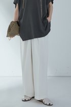 【プルミエ アロンディスモン/1er Arrondissement】の2タックツイルパンツ オフホワイト|ID:prp329100004522199