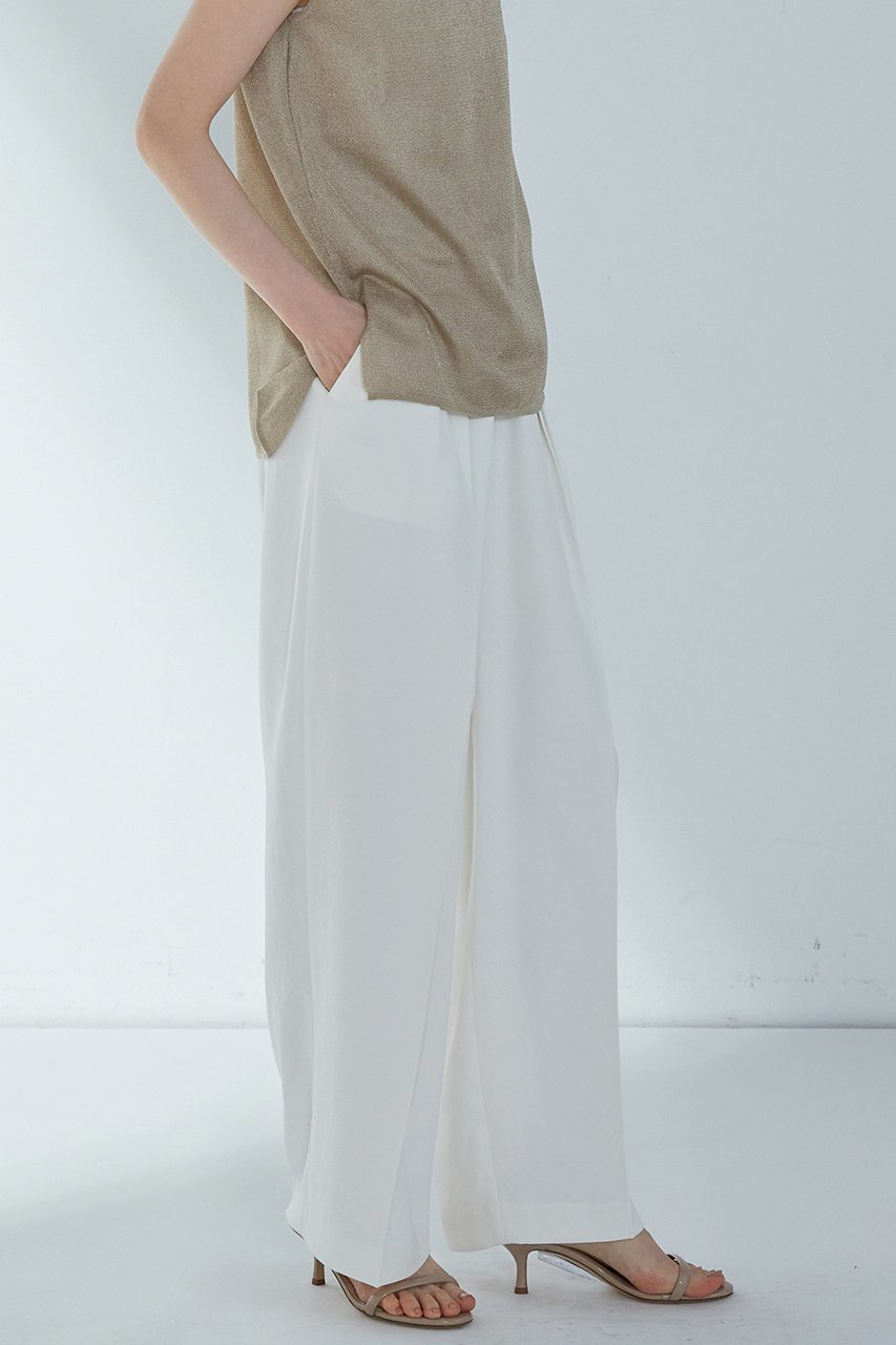 【プルミエ アロンディスモン/1er Arrondissement】の2タックツイルパンツ 人気、トレンドファッション・服の通販 founy(ファニー) 　ファッション　Fashion　レディースファッション　WOMEN　パンツ　Pants　ワイド　Wide　夏　Summer　NEW・新作・新着・新入荷　New Arrivals　other-8|ID: prp329100004522199 ipo3291000000031986847