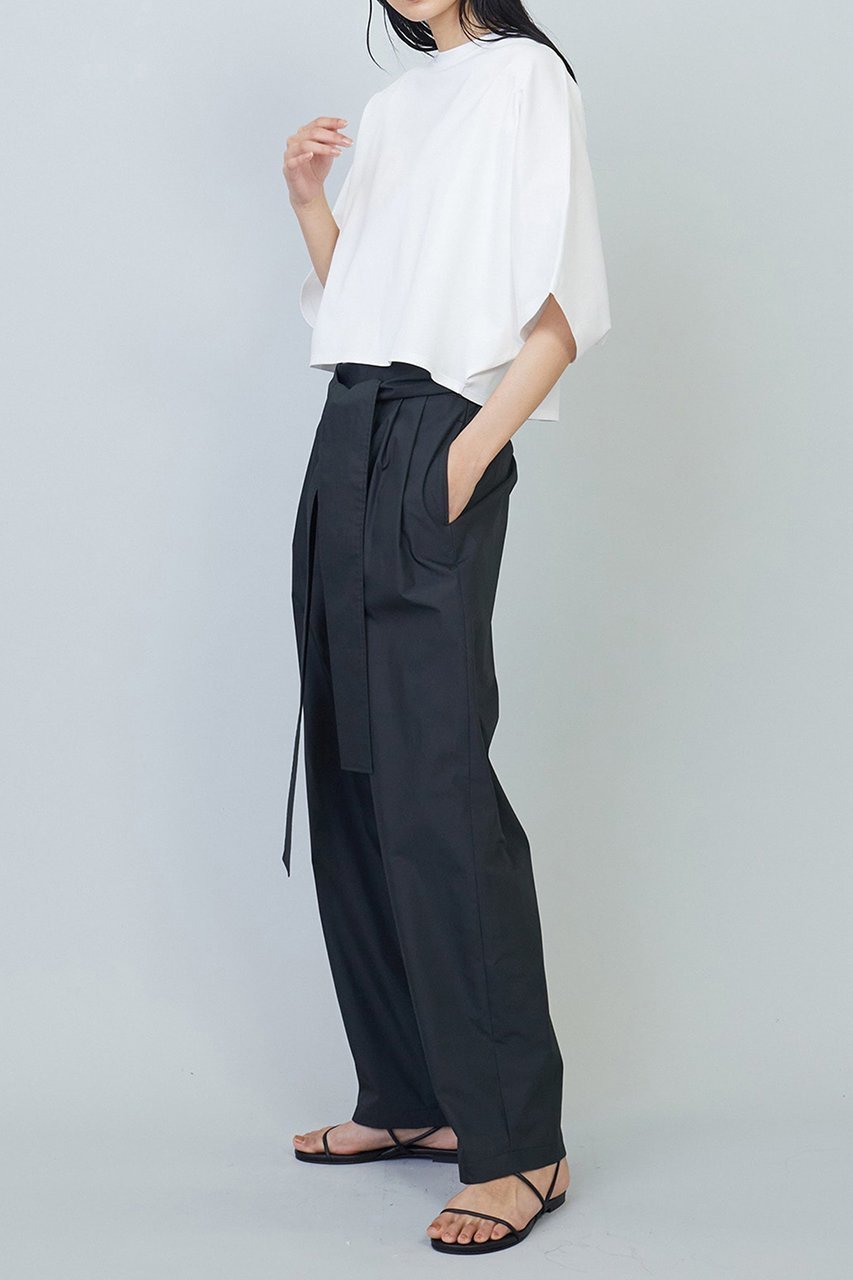【プルミエ アロンディスモン/1er Arrondissement】のハイゲージポンチクロップドTシャツ 人気、トレンドファッション・服の通販 founy(ファニー) 　ファッション　Fashion　レディースファッション　Fashion for Women　トップス・カットソー　Cut & Sew Tops　シャツ・ブラウス・オフィスカジュアル　Elegant Blouses & Button-Ups　ロングTシャツ・Tシャツ　Longline T-Shirts & Tees　カットソー・ベーシックTシャツ　Cut-and-Sewn Tops / Stretch Tees & Basics　カットソー　Cut and Sewn Top　クロップド　Cropped, Short Length　ショート　Short, Short Length　シルケット　Silket, Silky Cotton　スリーブ　Sleeve, Long Sleeve / Short Sleeve　トレンド　Trend, Trending Now　other-5|ID: prp329100004522200 ipo3291000000033706617
